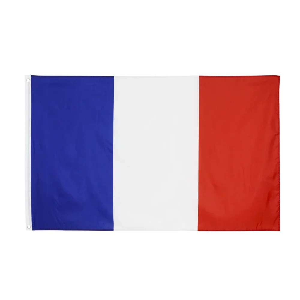 JimonFlag France drapeau bannière 90*150 cm suspendu drapeau National France décoration de la maison drapeau français