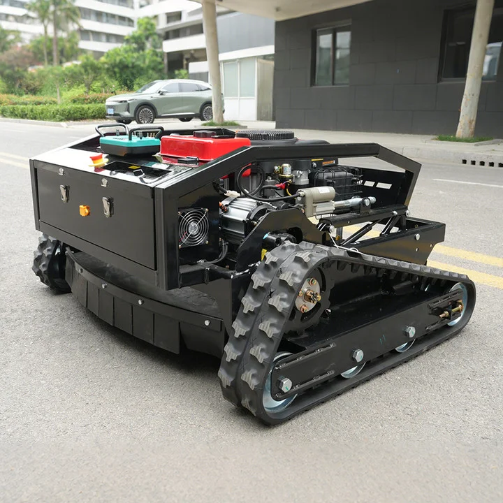 Remote Control Crawler Mower CE Euro5 Tondeuse à gazon télécommandée Cortacésped a control remoto Grass Cutter Garden Orchard