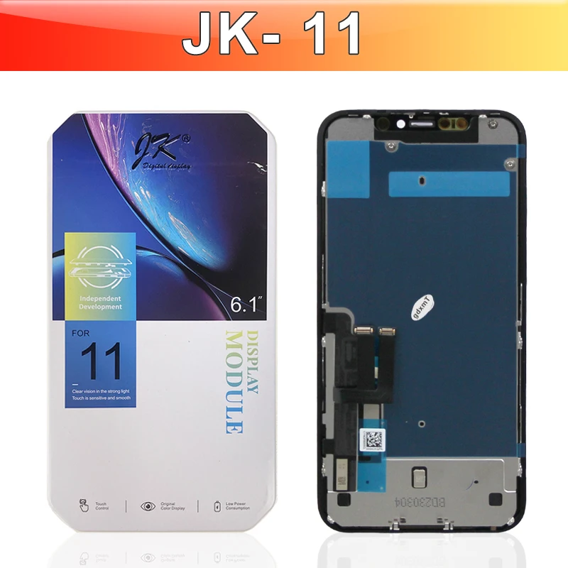 JK Series For iPhone X XS XR 11 12 13 14 15 Pro Max Plus Mini LCD Display Touch Screen Digitizer Assembly Replacement