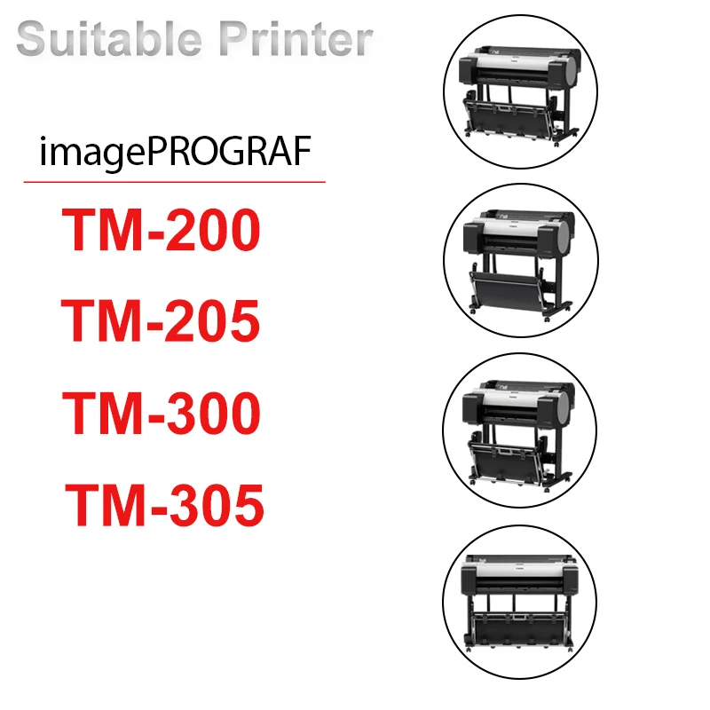 For Canon PFI-320 PFI 320 Compatible Ink Cartridge For Canon TM-200 TM200 TM-205 TM-300 TM-305 TM300 TM305 300ML Dye/Pigment Ink