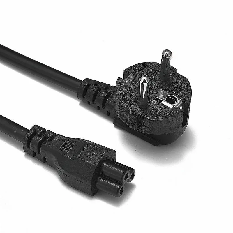 Câble d'alimentation EU pour ordinateur portable, 3 broches, adaptateur secteur, chargeur, rallonge de prise pour HP Dell Toshiba Sony ASUS Lenovo Samsung Notebook