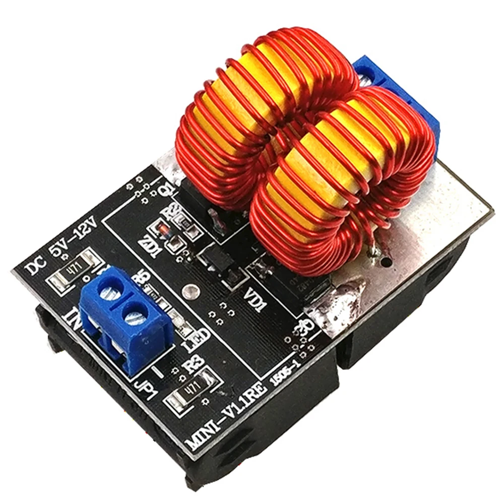 5-12V 120W Flyback Driver Heater DIY Cooker+ Ignition Coil Mini ZVS Induction Heating Board