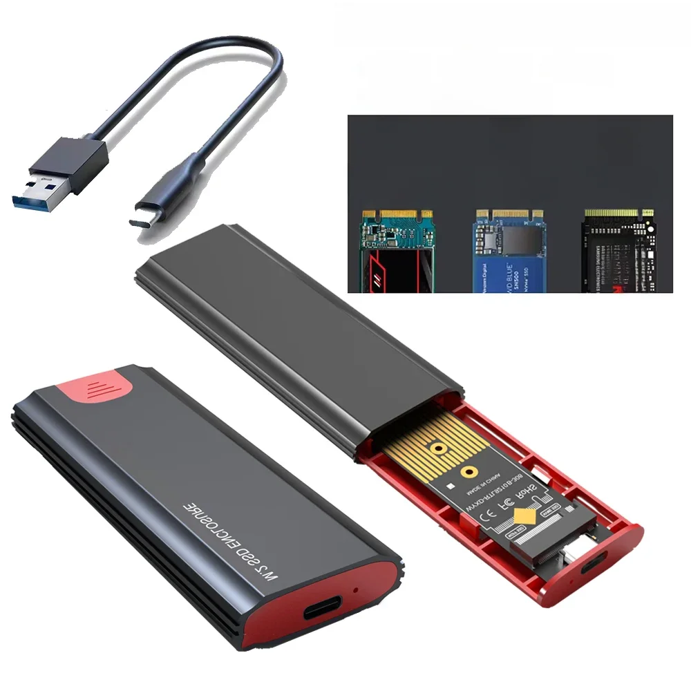 M2 ssd caso m.2 nvme sata ssd gabinete adaptador 10gbps usb 3.2 gen2 usb c gabinete externo suporta