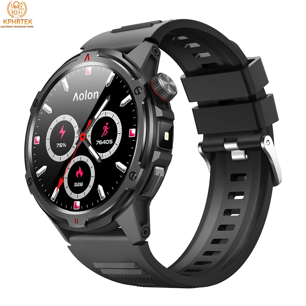 

R4 Smart Watch for Men Women 1.43" AMOLED Display Bluetooth Call Fitness Tracker Heart Rate Blood Oxygen Waterproof Sports Smart