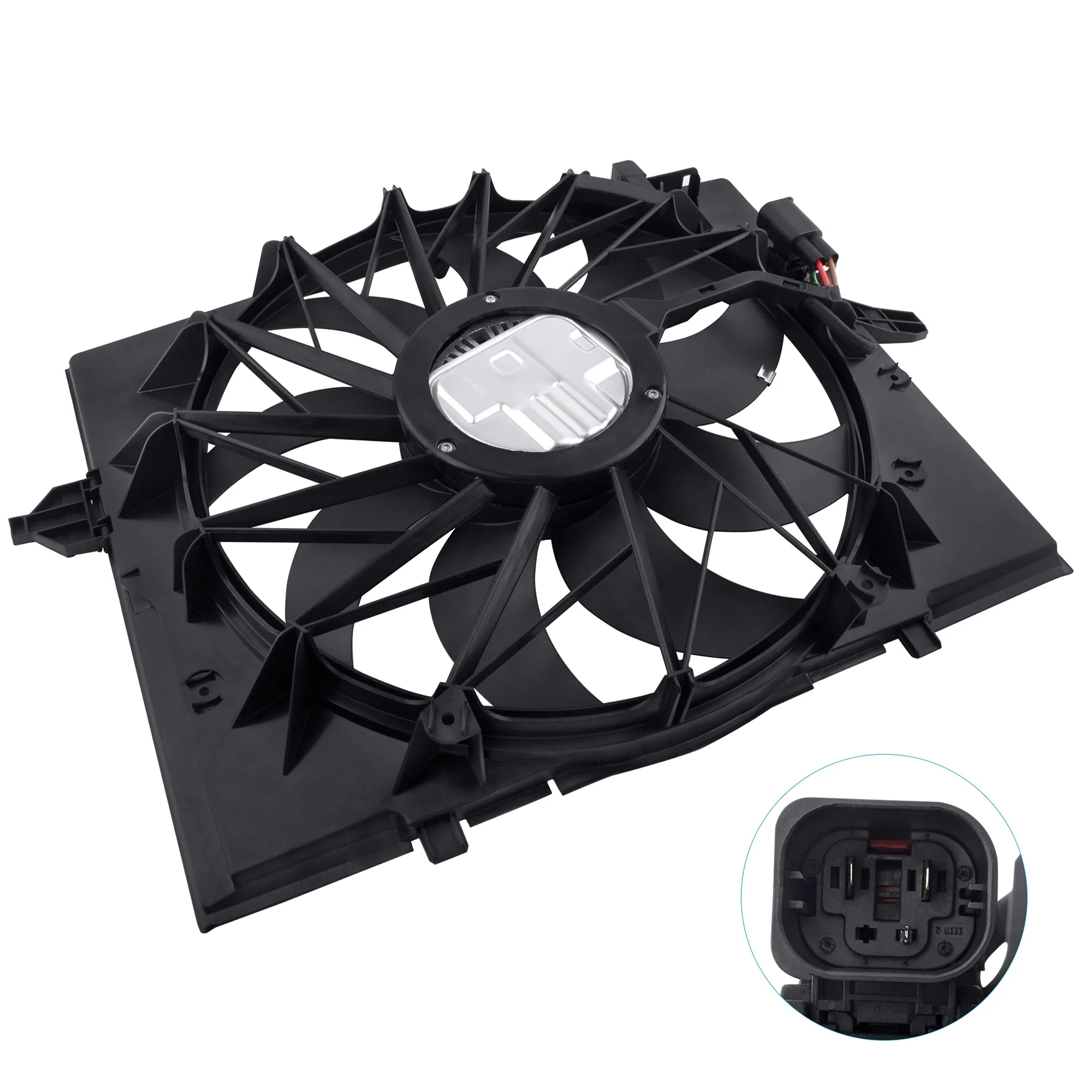 

For BMW E60 600W BMW 5 Series 2002-2009 3.0L Radiator cooling fan OE 17427514181; 17427543282; 7514181; 7543282