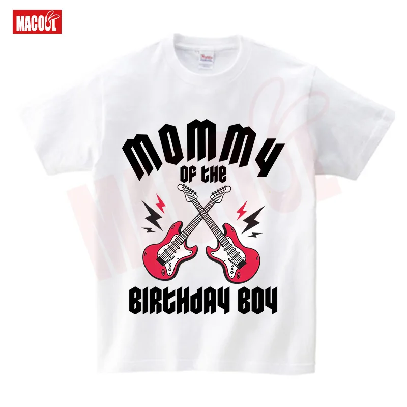 birthday boy Shirts Personalized Rocks Birthday party Family Matching kids Shirts Custom Rock Roll First Birthday Party Rocking