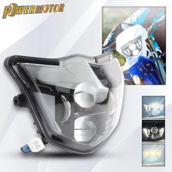 For Yamaha TTR 250 400 426 450 WRF TTR WR XT MX 2021 2022 2023 Enduro Motorcycle Headlight Plate LED Dirt Pit Bike Spare Parts