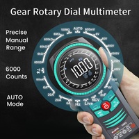 WINAPEX Portable Rotary Dial Smart Digital Multimeter 6000 Counts AC/DC Voltage Current Capacitor Diode Resistance Hz Tester