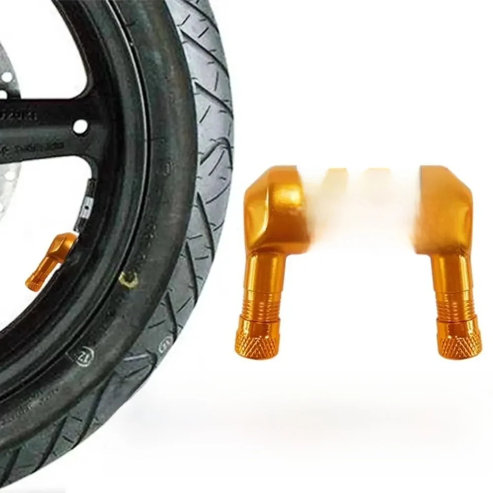 90 ° Valve de jante de moto en alliage d'aluminium, étanche, pneu de roue de moto, Modification, accessoire de pneu