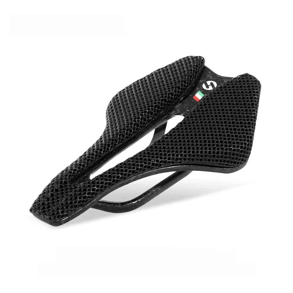 AliExpress UK TOSEEK 143C 3D Printed Bicycle Saddle Carbon Fiber Ultralight Hollow Comfortable Breathable MTB/Road