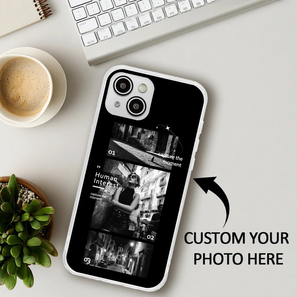 

Чехол для телефона на заказ Персонализированный индивидуальный узор и текст Романтический подарок на годовщину Семейная пара Друг Домашнее животное