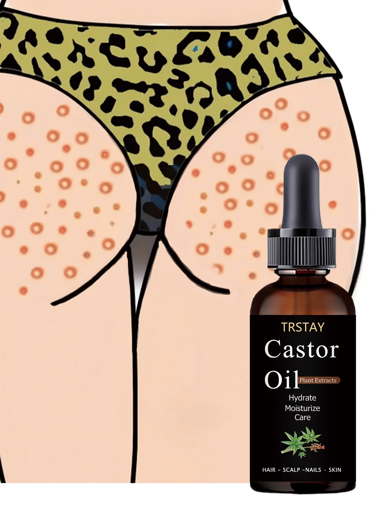 Unscented Lightweight Body Oil with Vitamin E Brightens Skin Deeply Moisturizes Non Greasy Fast Absorbing for All Skin Types - Image 4