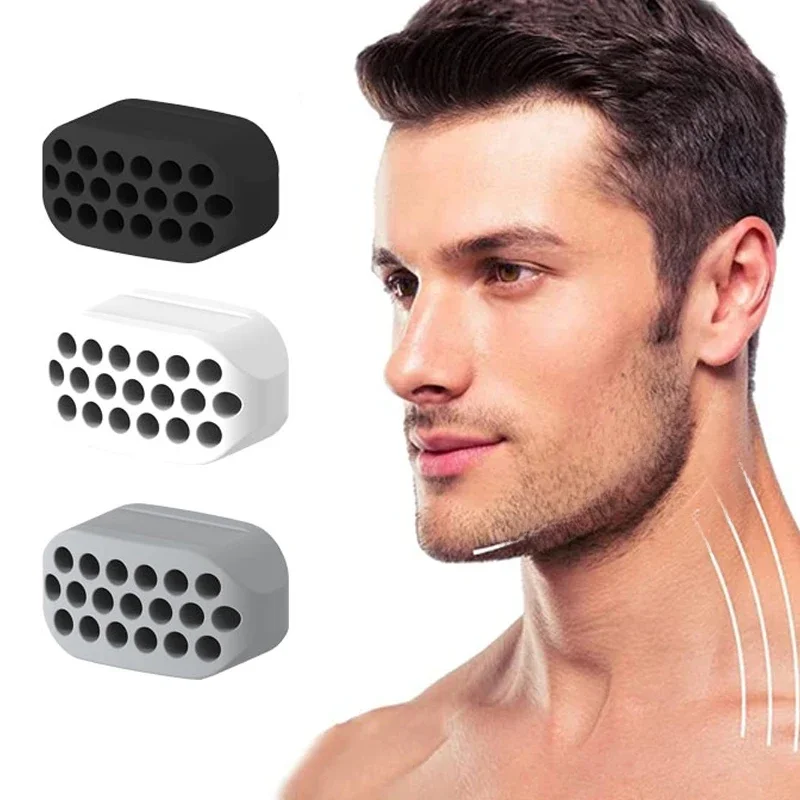 Silicone Jaw Line Exerciser, Jawline Chew Ball, Toner Facial Fitness, Treinador Muscular Rosto e