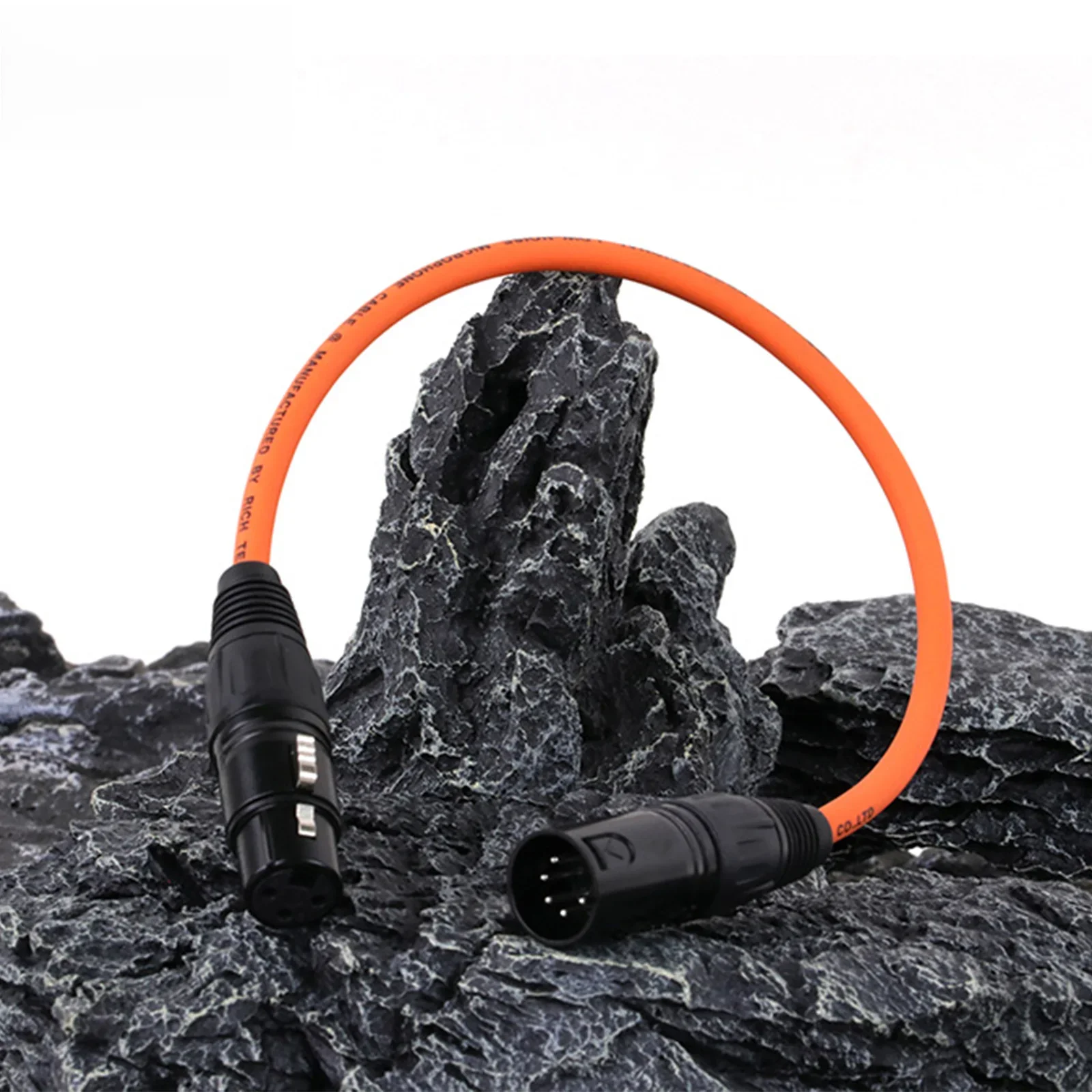 XLR Cable Extension Cord,3Pin XLR Female to 5Pin Male Adapter Balanced Audio Speaker Amplifier for MIC Stage Light Turnaround