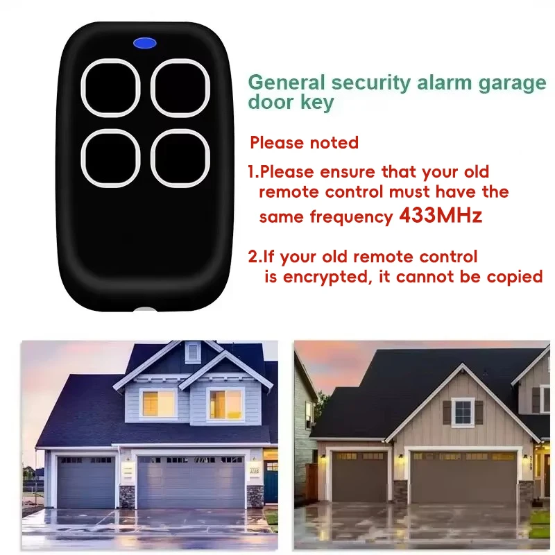 العالمي 433 ميجا هرتز 433.92 ميجا هرتز ناسخ ريموت كنترول مفتاح فوب الأمر اليد الارسال استنساخ رمز المنتزع لبوابة باب المرآب #3