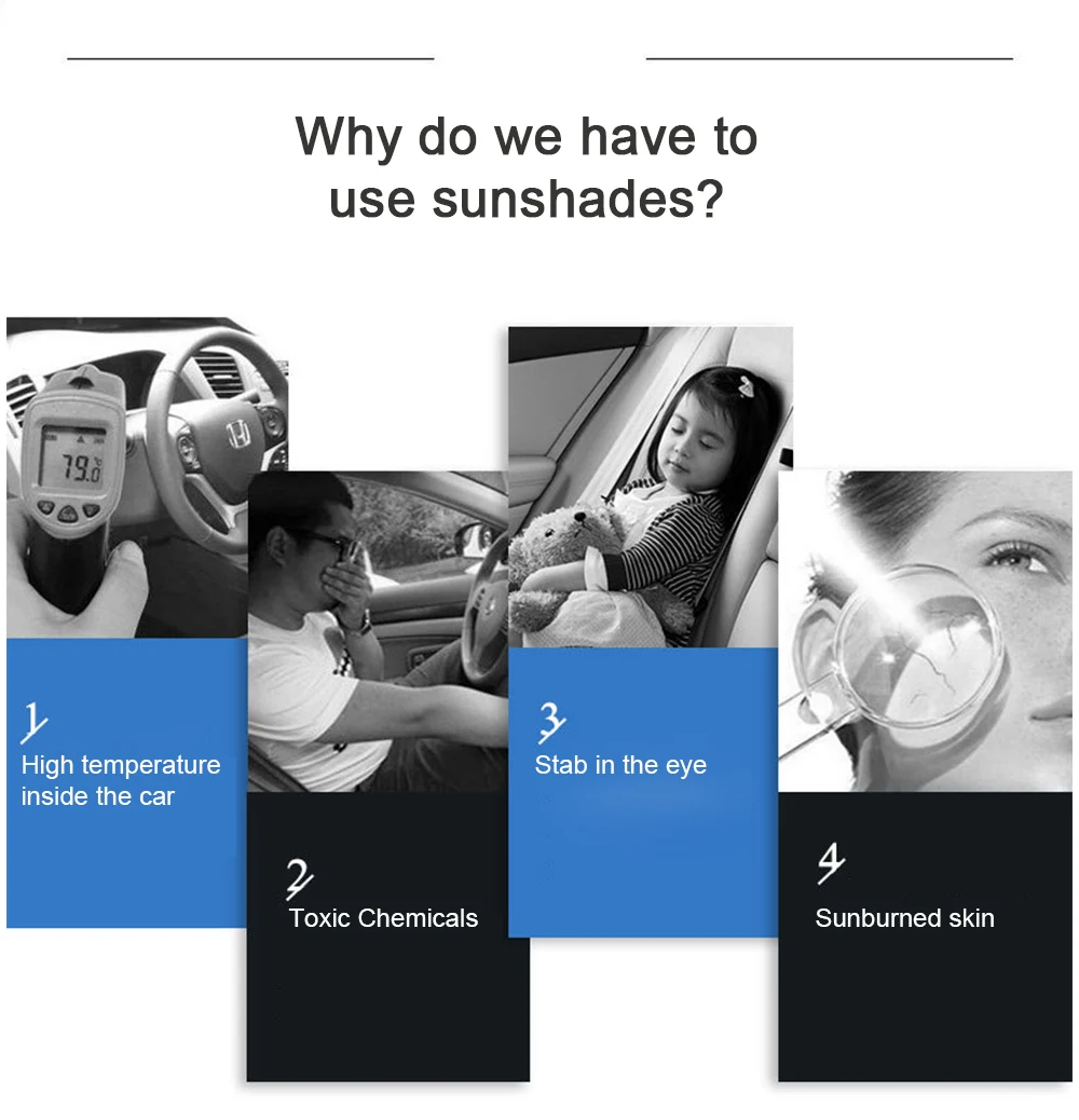 Magnetischer Vorhang im Auto Fenster Sonnenschutz Abdeckung Cartoon Universal Seitenfenster Sonnenschutz UV-Schutz für Kinder Baby Kinder – Detail 7