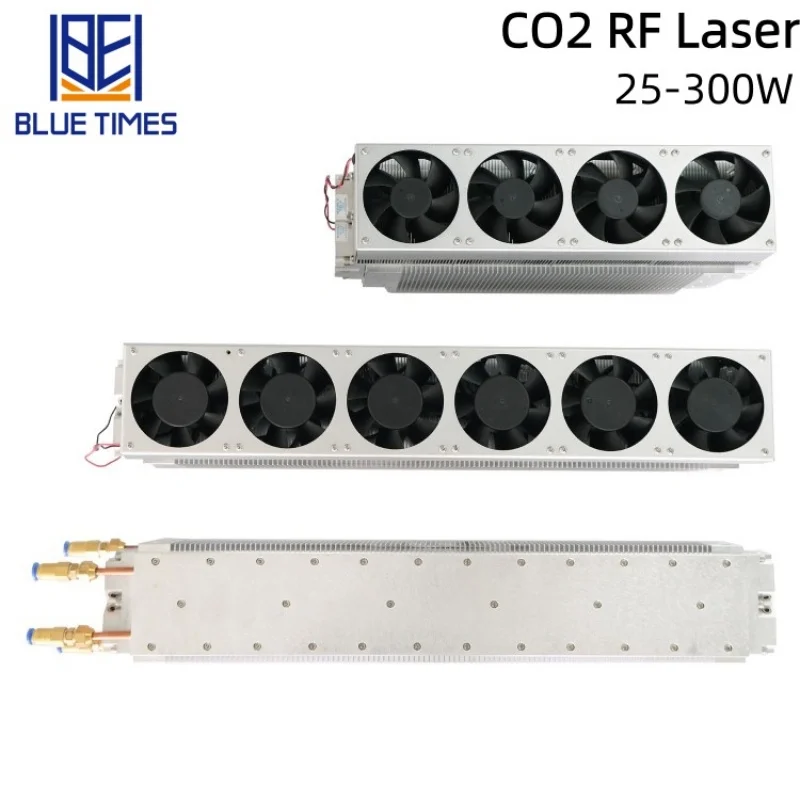 

Bluetimes 25-300W RF Metal CO2 Laser Tube High Power Air Water Cooling for Medical Marking Engraving Cutting Metal RF Laser Tube