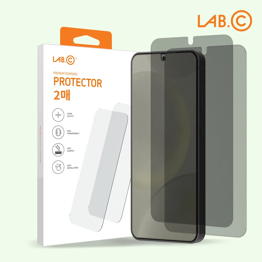 [LAB.C]  Privacy Protection Films for Galaxy S25 S24 Plus Ultra Tempered Glass Privacy Screen Sharp Display 2Pieces