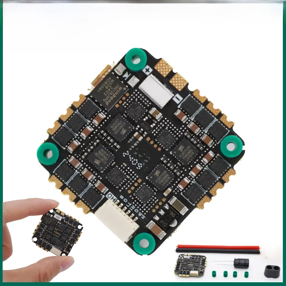YSIDO 2-6S F411 Vluchtcontroller AIO BMI 270 BLHELI_S 35A 45A ESC OSD Barometer Stroomsensor voor RC Mark4 5 inch FPV Drone - afbeelding 2