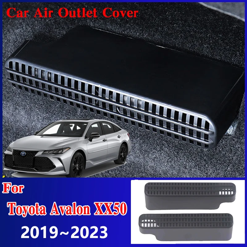 For Toyota Avalon XX50 2022 Accesories 2019~2023 Car Air Outlet Cover Under Anti-Clogging Anti-Dust Seat Dust Decoration Sticker