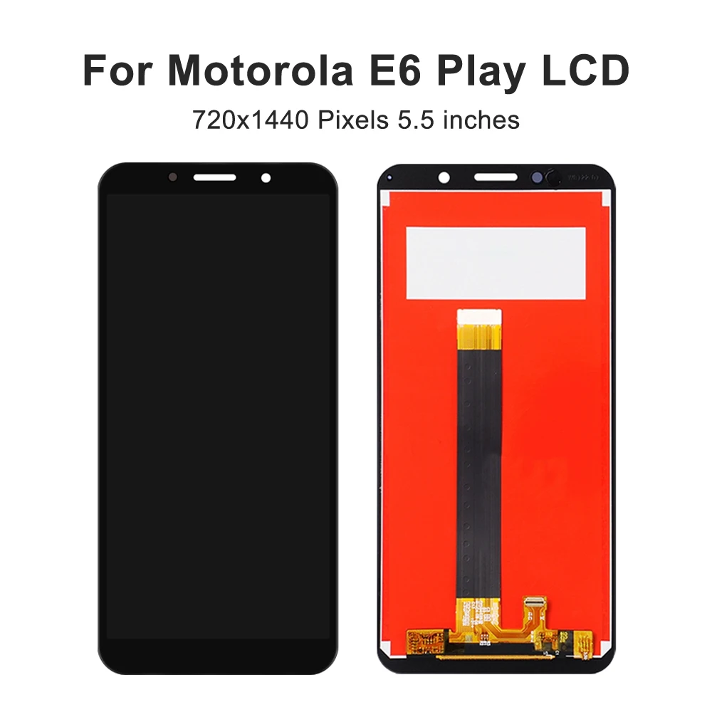 OEM For Motorola Moto E6 Play 5.5''For Moto E6 Play XT2029 XT2029-1 LCD Display Touch Screen Digitizer Assembly Replacement