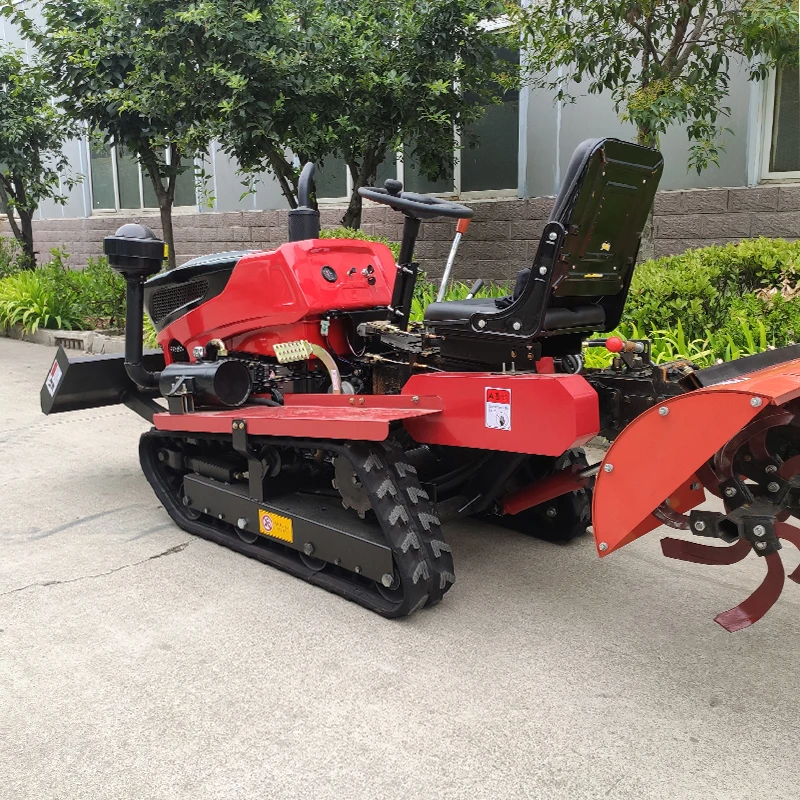 Customized 35HP CE Certificated Crawler Mini Tractor Farm Tiller Rotary Tractor