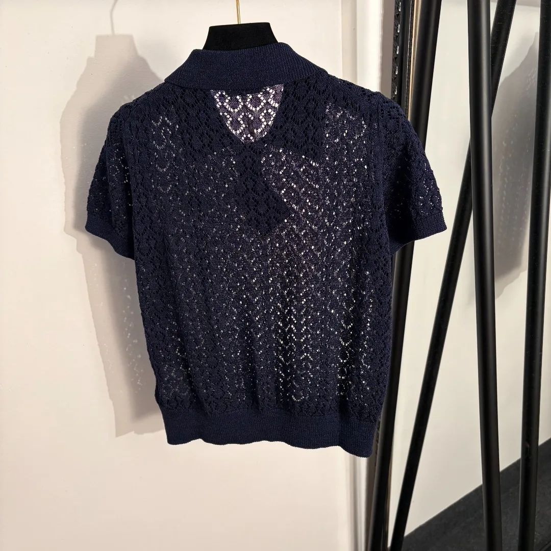 

2026 New Fashion Spring Vintage Color Block Slimming O-Neck Striped Half Sleeve for Women High Quality