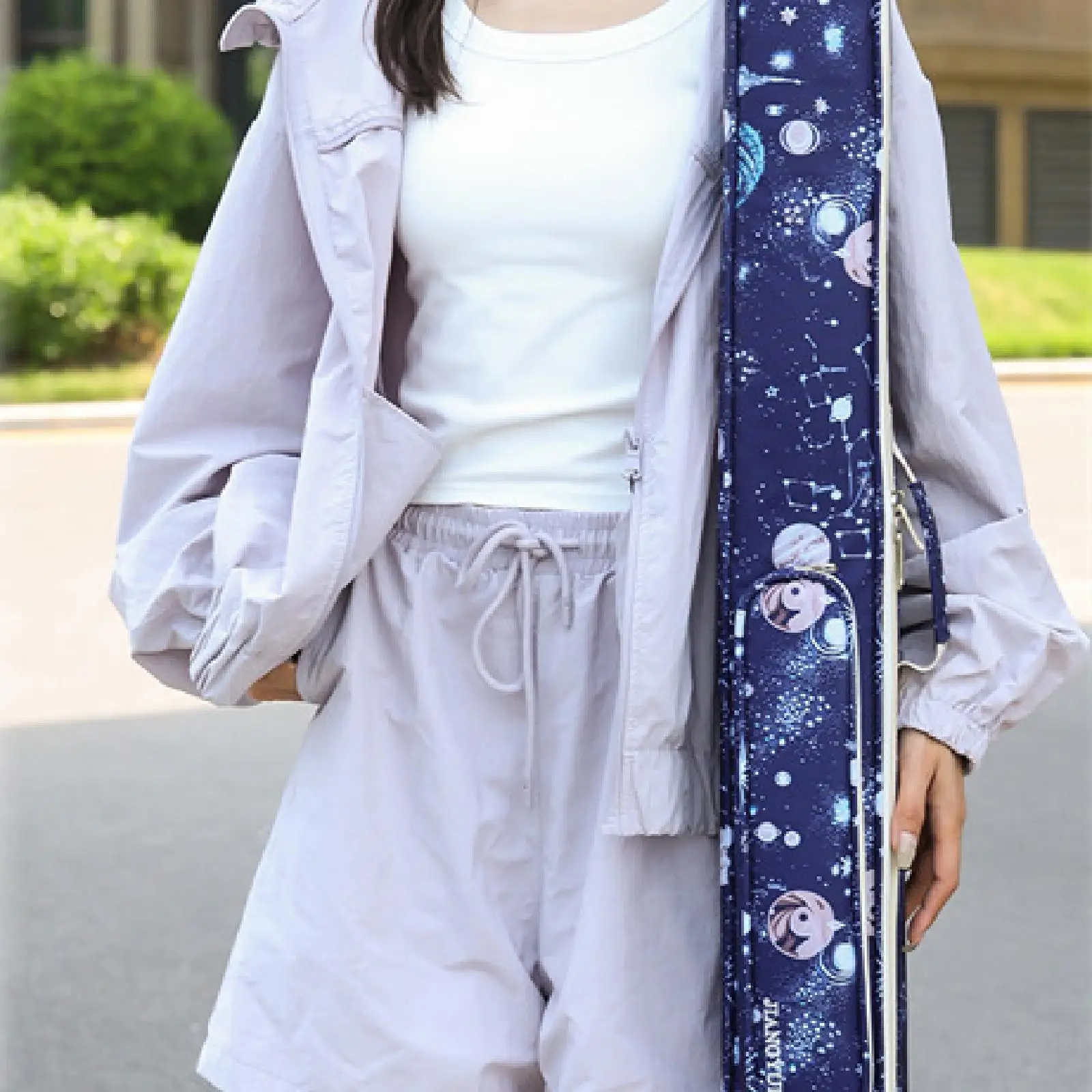 حافظة عصا البلياردو المحمولة مع سحاب منظم جديلة مشتركة حقيبة حماية 1/2 حقيبة حمل النادي ملحقات البلياردو