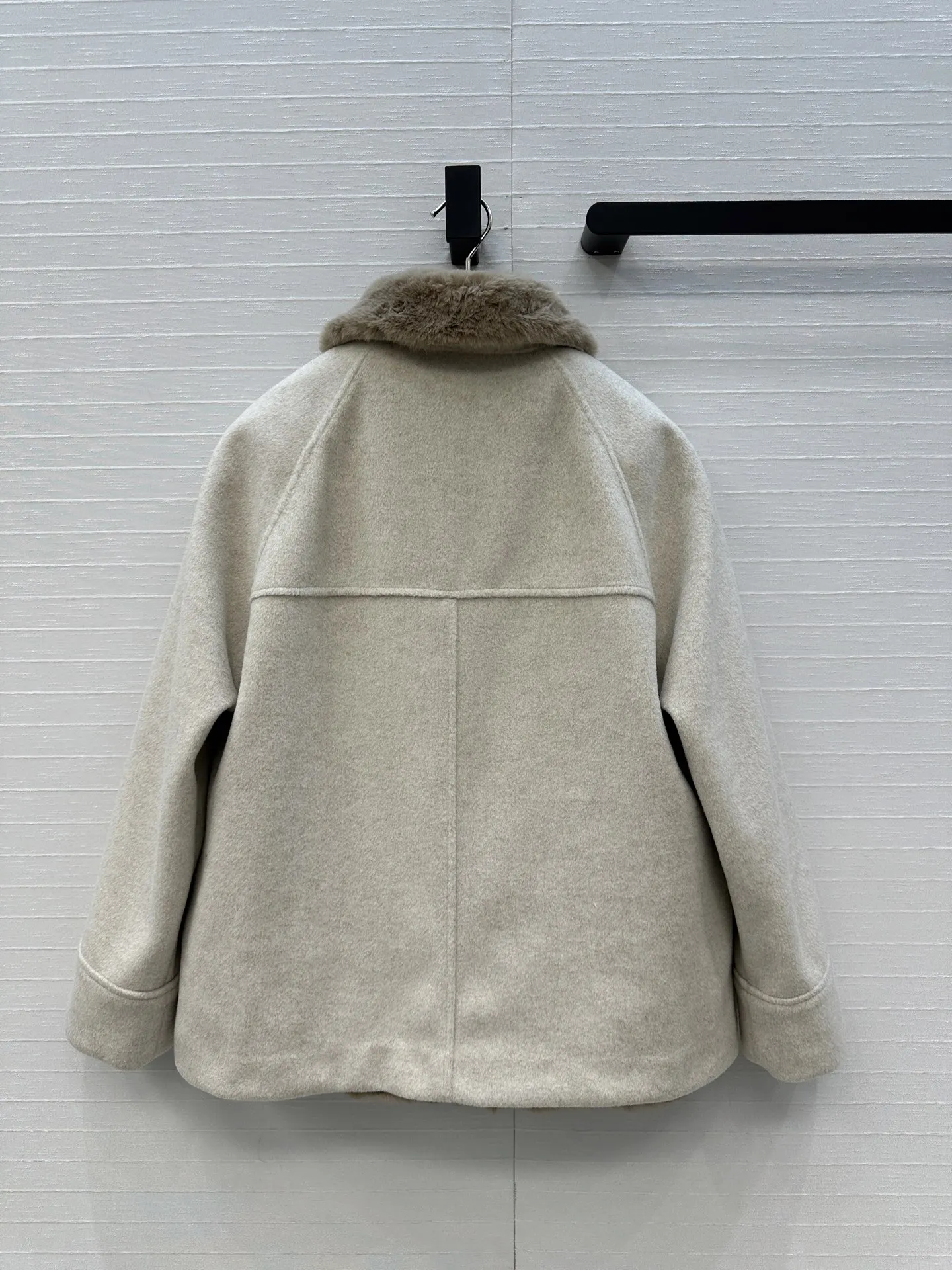 

2025 Autumn/Winter New Women'S Clothing Two-Piece Set Wool Blend Lapel Jacket Vest Inner Lining Can Be Worn Alone