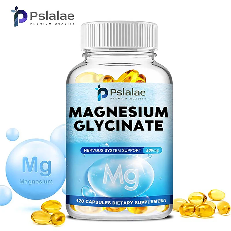 Magnesium Glycinate - Relaxation, Bone Health, Nervous System Support, Premium Formula - 120 Capsules