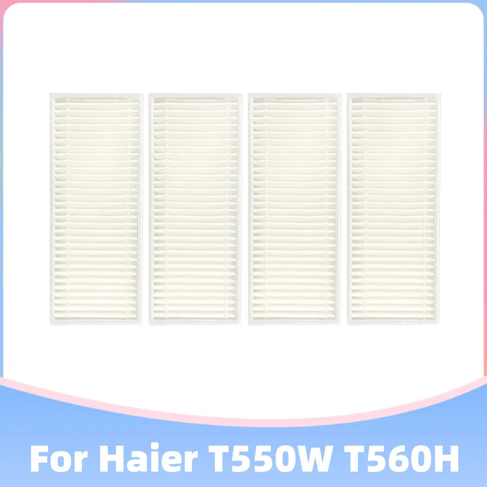 Pièce de rechange pour aspirateur robot Haier Tcape W T560H, accessoire de remplacement, brosse latérale, vadrouille, gril, chiffon, filtre Hepa