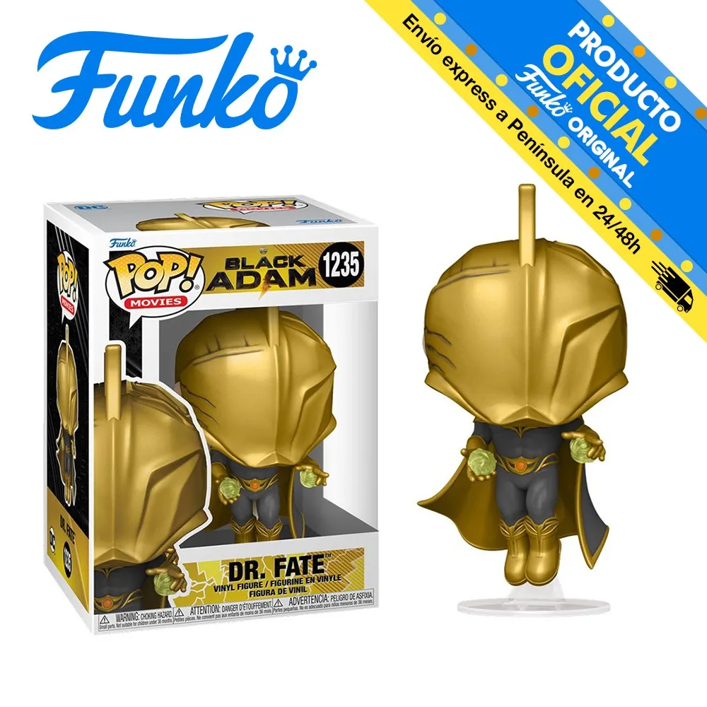 Funko Pop! Black Adam - Dr. destination, 64192, 1235, original, original toys, decoration, boy, girl, new, with box, store, official