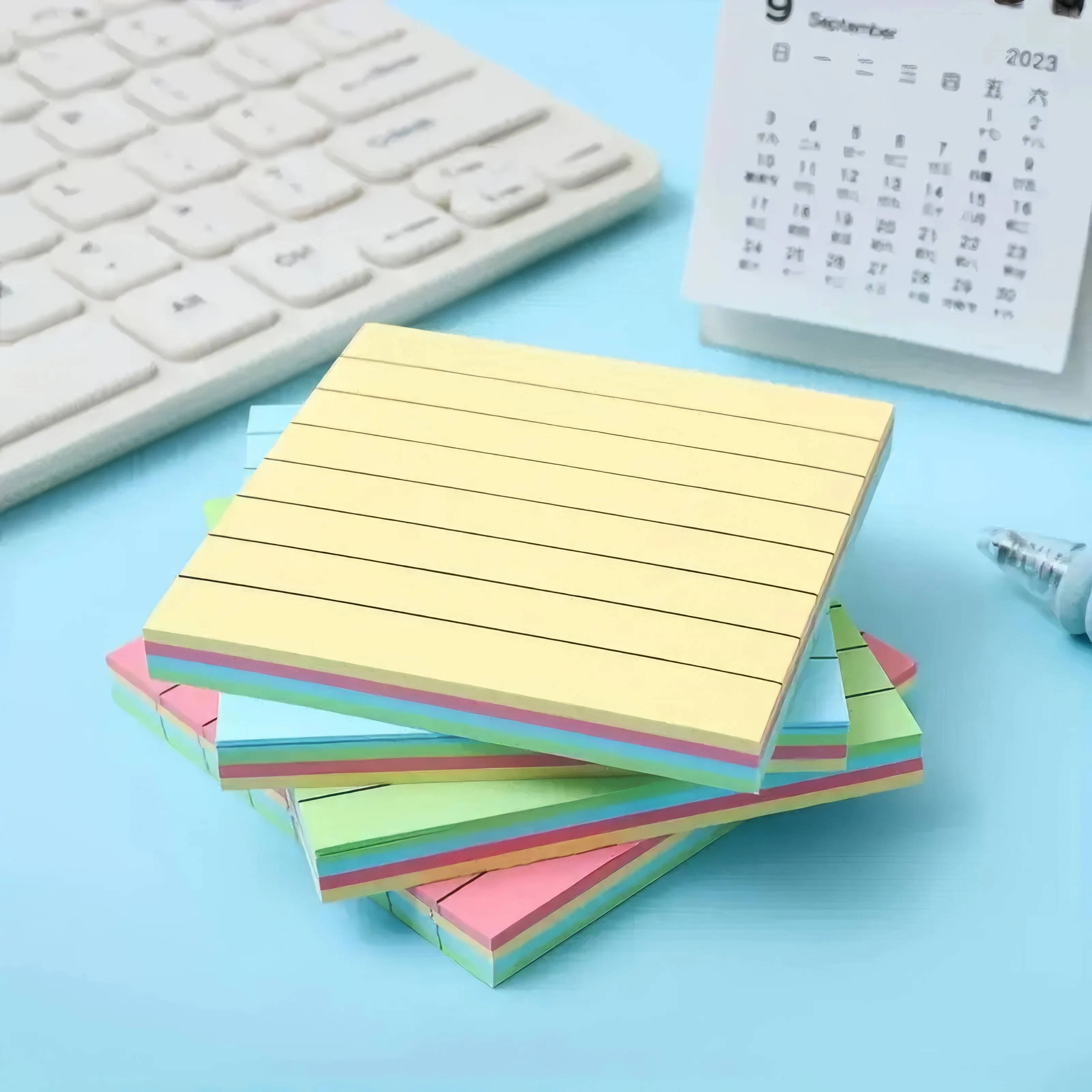 200/400/600 Horizontal Sticky Notes, Suitable for Office and School Organization Stickers, Suitable for Work/study