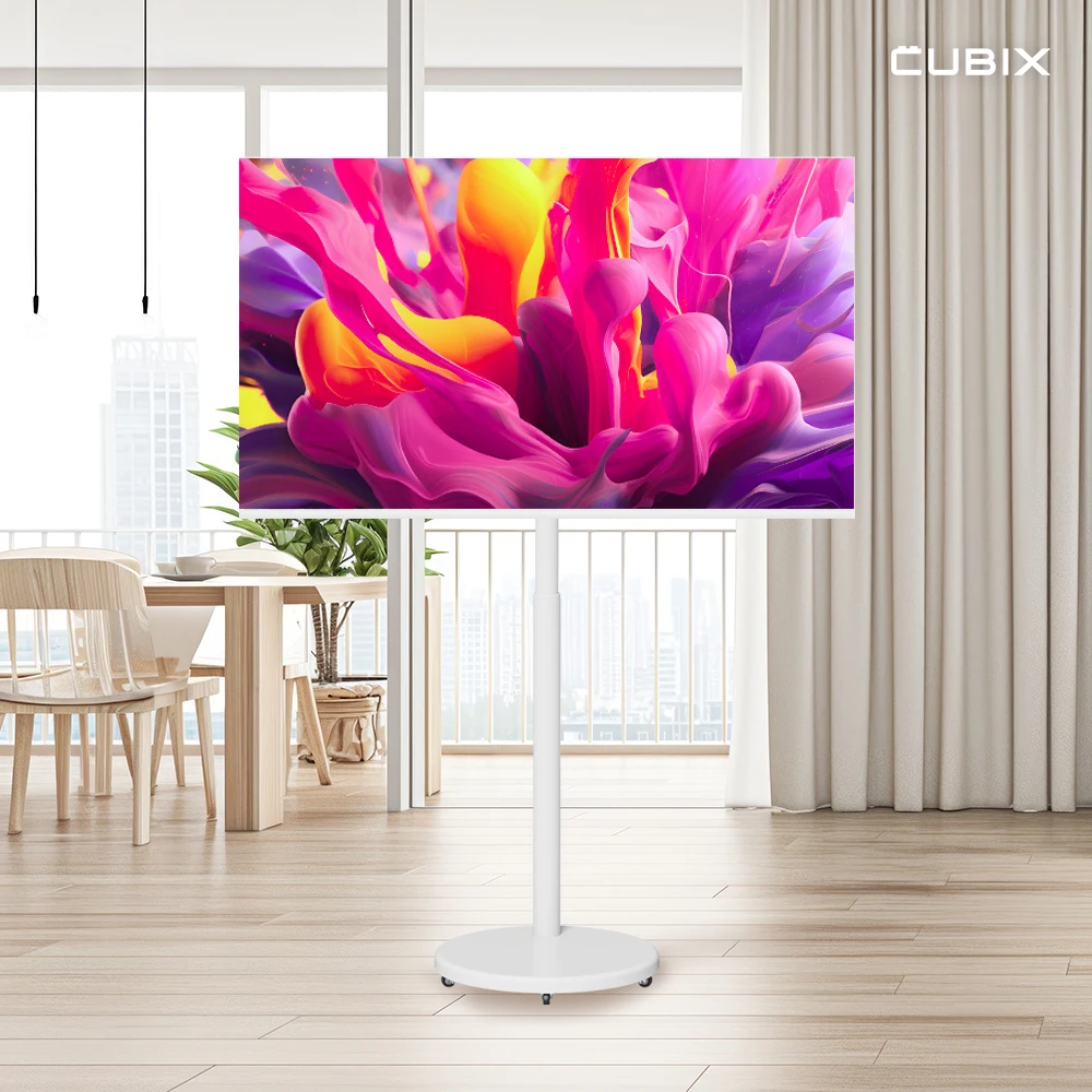 Moving cubic 32 inch White Edition Samtan BiMi X1 series smart TV Samten BiMi small BiMi