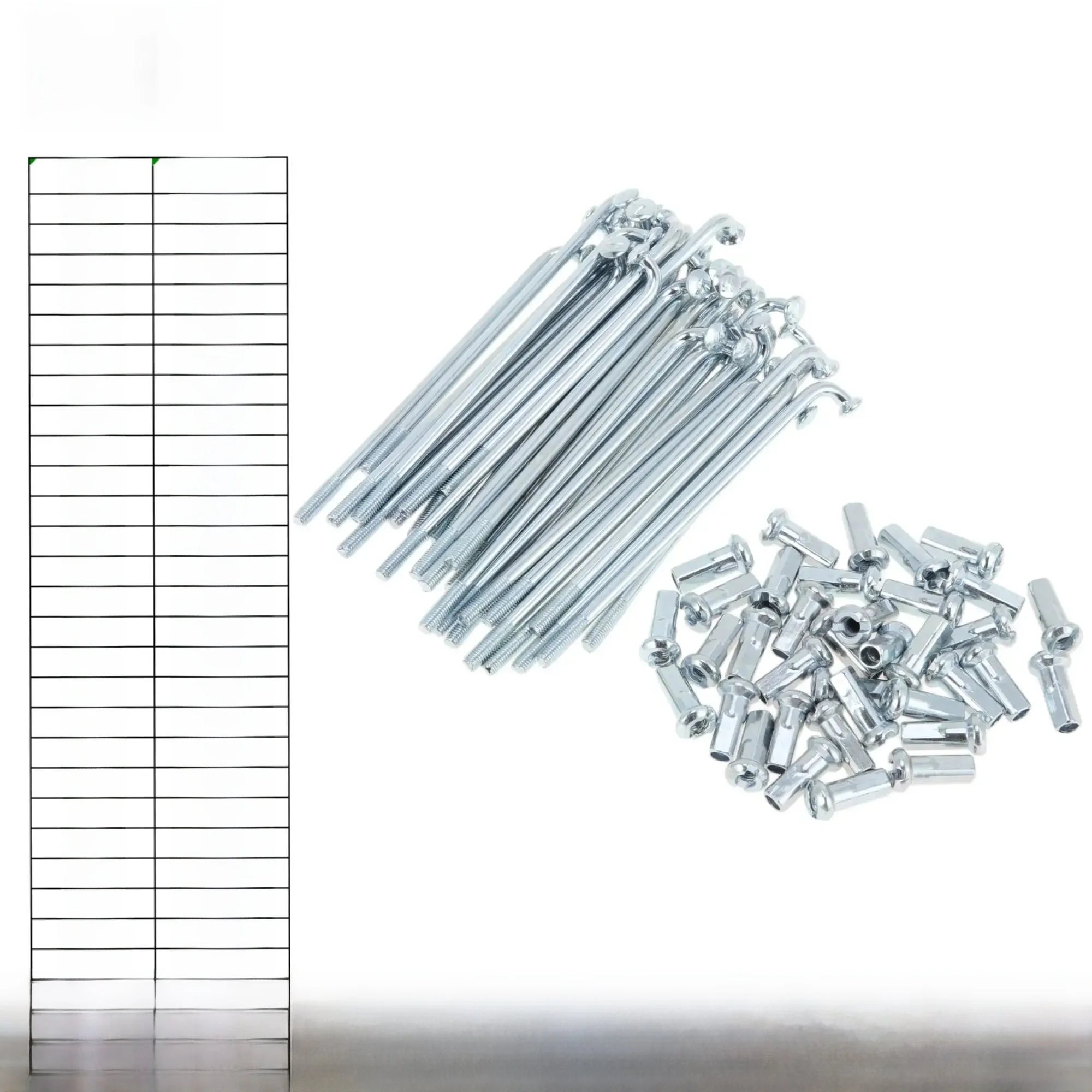 AliExpress X Autohaux 36pcs 12G J Bend Bicycle Steel Spokes 69mm 76mm 82mm 87mm 92mm 100mm 105mm-249mm Cycle Spokes with Nipples