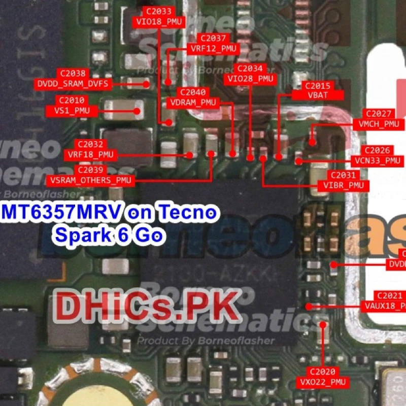 Power IC Chip for Vivo Y81, Redmi 5, Huawei Y6 Power Ic, Oppo Vivo Infinix, Tecno Camon 12 Air Pow, MT6357MRV, New IC Chip