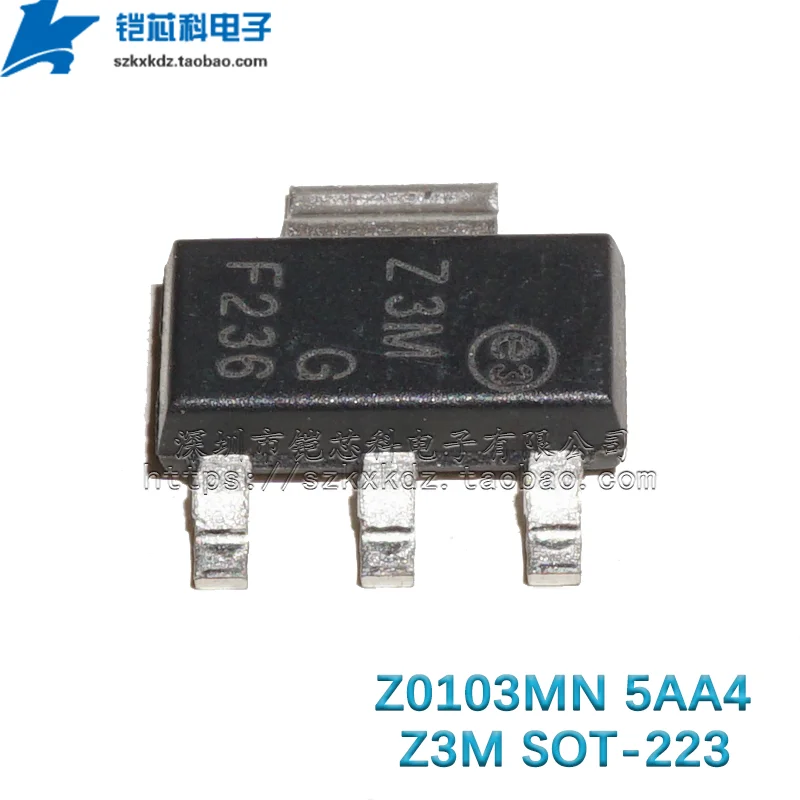 

10 шт. оригинальный новый Z0103MN 5AA4 Z3M SOT-223 SMD симисторный датчик bramy 600 В 1 А