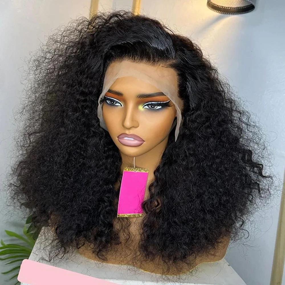 Short Bob Wigs Human Hair Wig 99J Burgundy 13x4 Lace Front Wig Deep Wave Transparent Lace Frontal Wig 180 Density Pre plucked