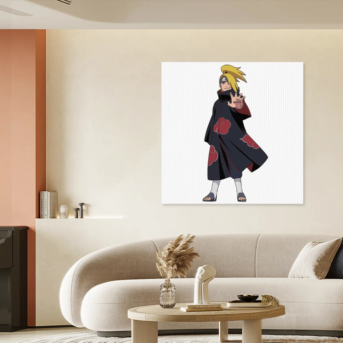 Naruto Deidara Canvas Wall Art Anime Character Poster Home Bedroom Decoration Art Print Ideal Gift For Anime Fans Collectors