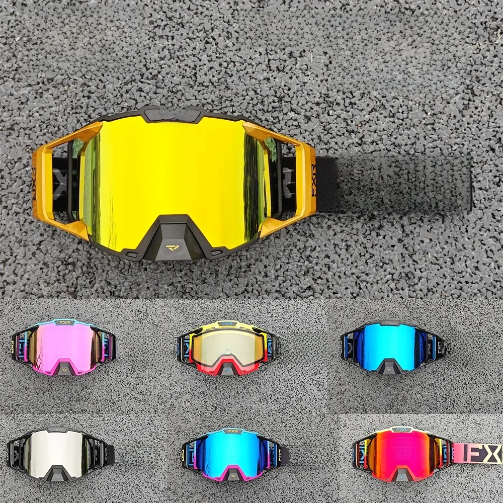 AliExpress FXR Combat MX Goggle Motocross Racing Helmet Goggles MTB ATV MX Mask Windproof Protection Cycling Racing Goggles Skiing Glasses