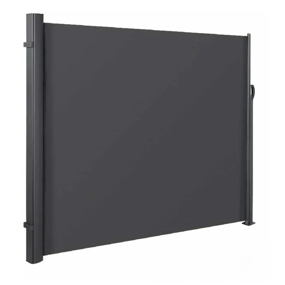 Intrekbare zijluifel Tuin Zonnescherm Scherm Privacy Divider Dek Windhek Zwembadschuur Luifel PU-gecoat - afbeelding 2
