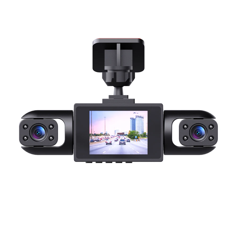 Rejestrator samochodowy DVR 1080P HD, kamera samochodowa 4-kanałowa 360 ° Rejestrator wideo z widokiem nocnym z przodu, z tyłu, z lewej i prawej strony, kamera samochodowa. — 2