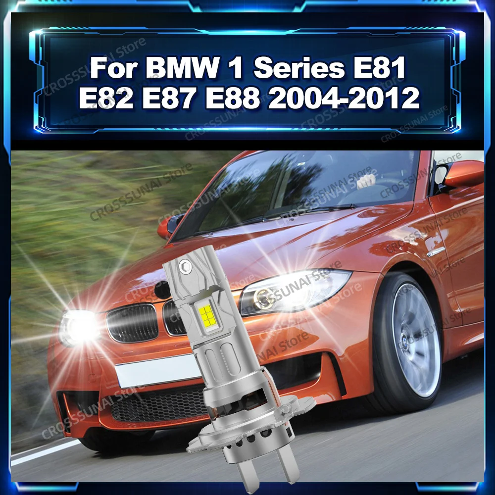 

2Pcs LED High Low Beam Bulbs For BMW 1 Series E81 E82 E87 E88 2004 2005 2006 2007 2008 2009 2010 2011 2012