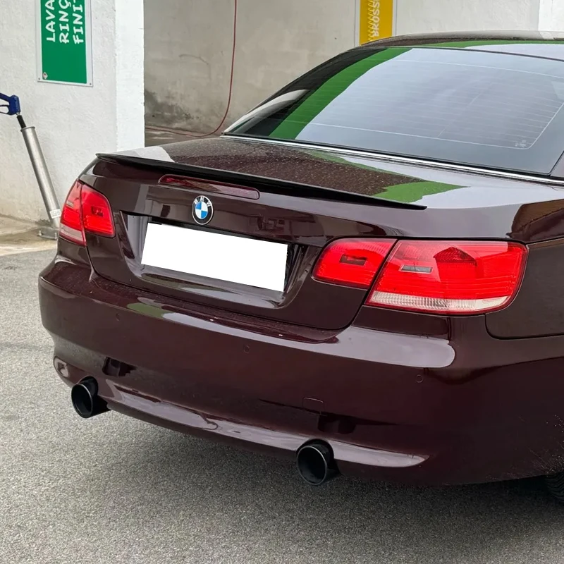 Dual Outlet Exhaust Conversion for BMW E90 E92 318i 320i Petrol 335i Style Stainless Steel Muffler Endrohr Cola Escape Tuning