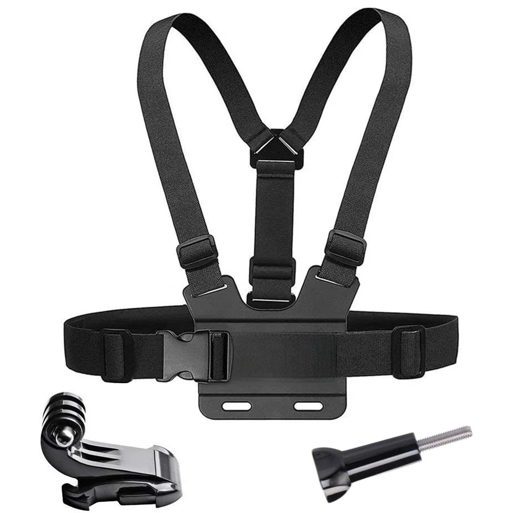 Ceinture de montage de sangle de poitrine pour Gopro Hero 12 11 10 9 8 7 6 Insta360 R X2 DJI OSMO, harnais de caméra d'action pour accessoires Go Pro