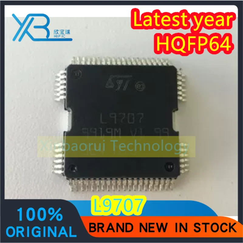 

(1/20pieces) L9707 QFP64 HQFP64 automobile engine computer board vulnerable fuel injection chip 100% new authentic spot