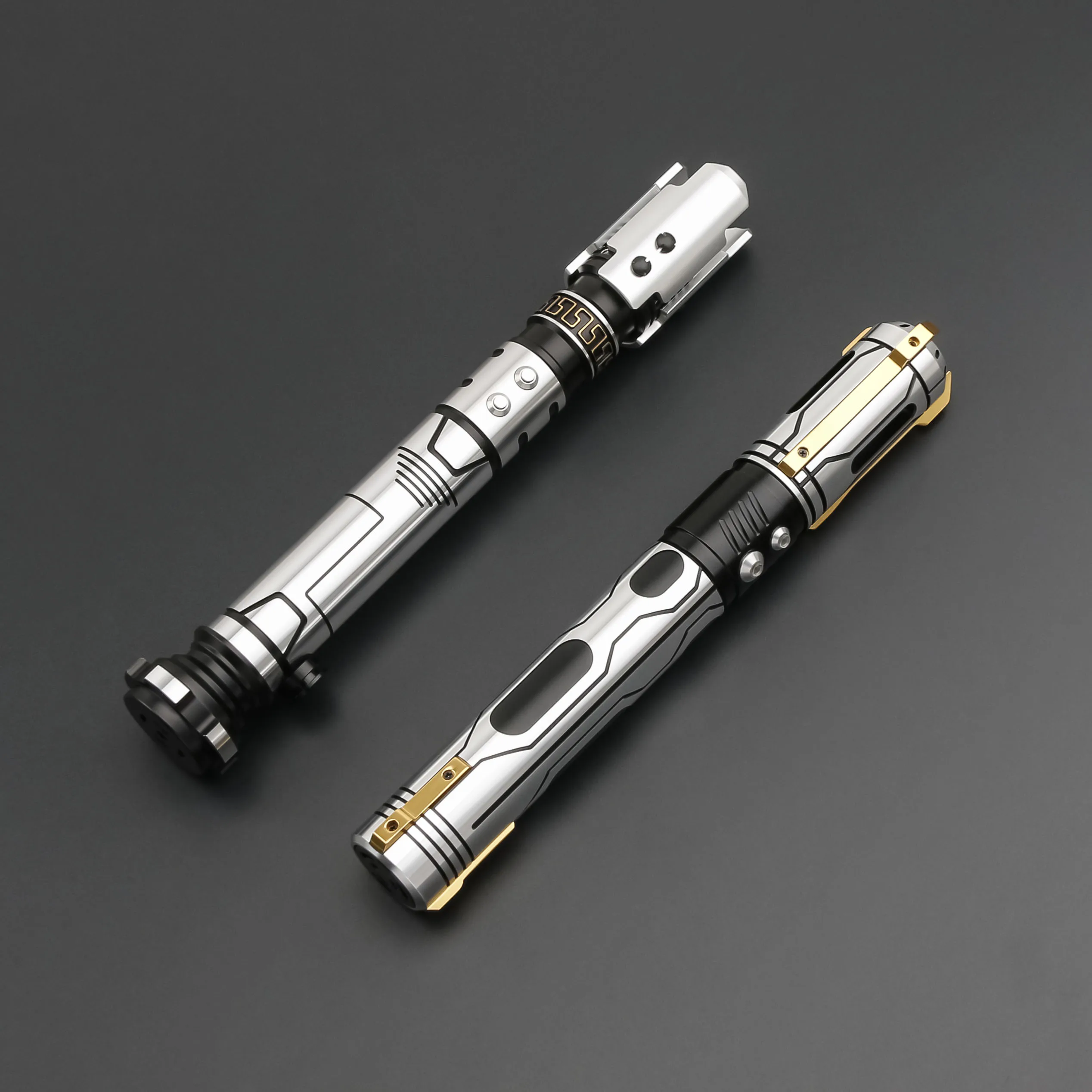 Lightsaber No Electronics Empty Hilt Metal Parts Cosplay RVS SKYWALKER Graflex LUKE Accessories Toys