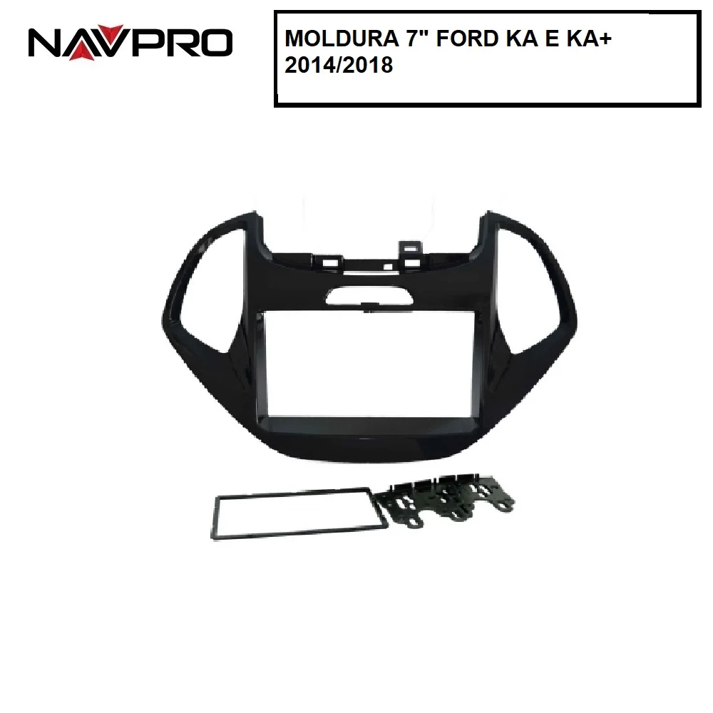 FOR FORD KA 2014 2018 7 INCH Frame and connecting cables for NAVPRO CASKA Multimedia Center Installation