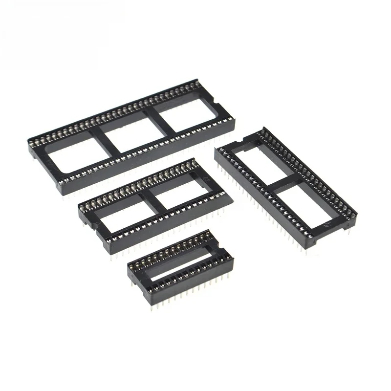 5/10 SZTUK 28/32/36/42/48/52/54/56/64 pin IC SOCKET 1.778MM pitch DIP CHIP TEST HOLDER Adapter 28P/32P/36P/42P/48P/52P/54P/56P/64P — zdjęcie 2