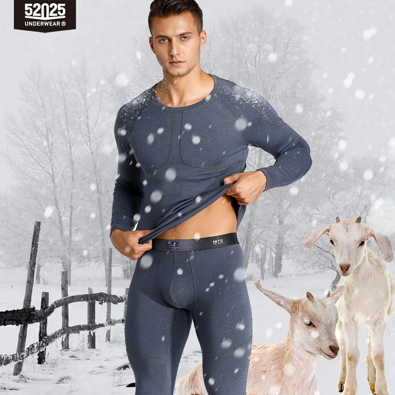 52025 Thermal Underwear with Cashmere for Men & Women  Superior Warmth, Patent Design, Extra Panels for Additional Warmth